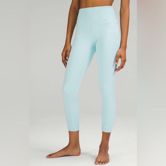 NWOT Lululemon Align High-Rise Pant 25" Icing Blue - Picture 5 of 8